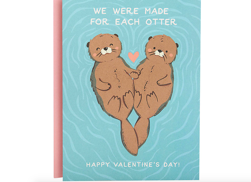 Happy Valentine's Day to my Significant Otter Love Card